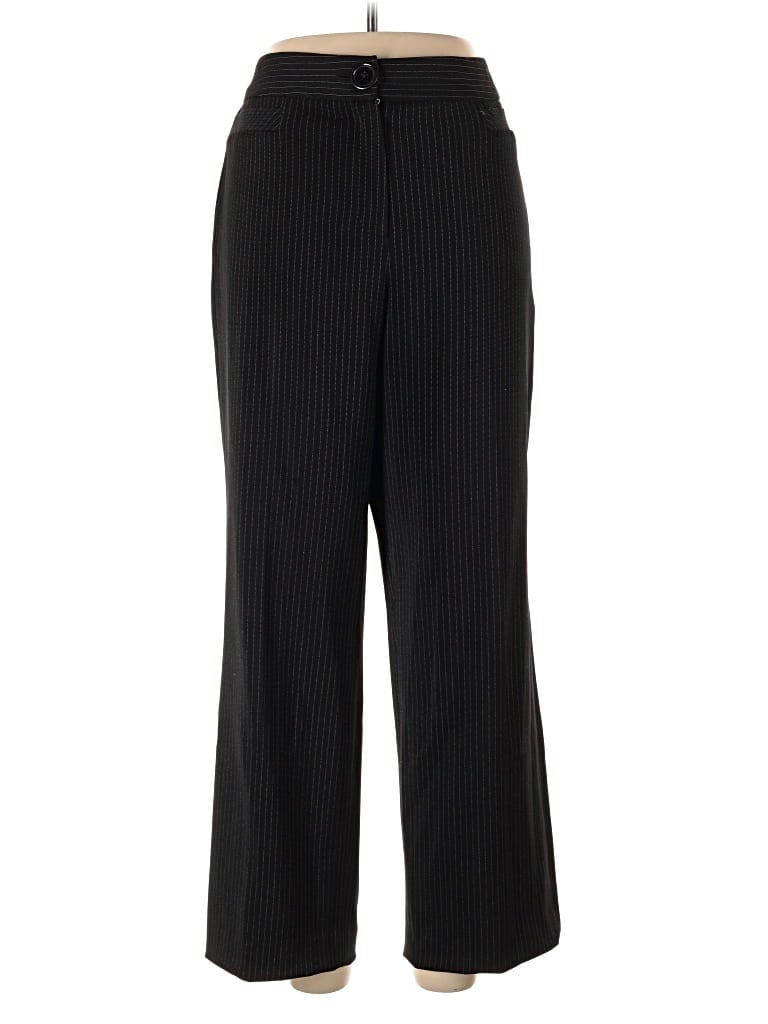 Pre-owned Larry Levine Dress Pants In Black