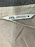 Zara Metallic Ivory 3/4 Sleeve Button-Down Shirt Size XXL - photo 6