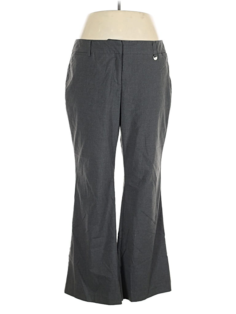 Pre-owned New York And Company Dress Pants In Gray