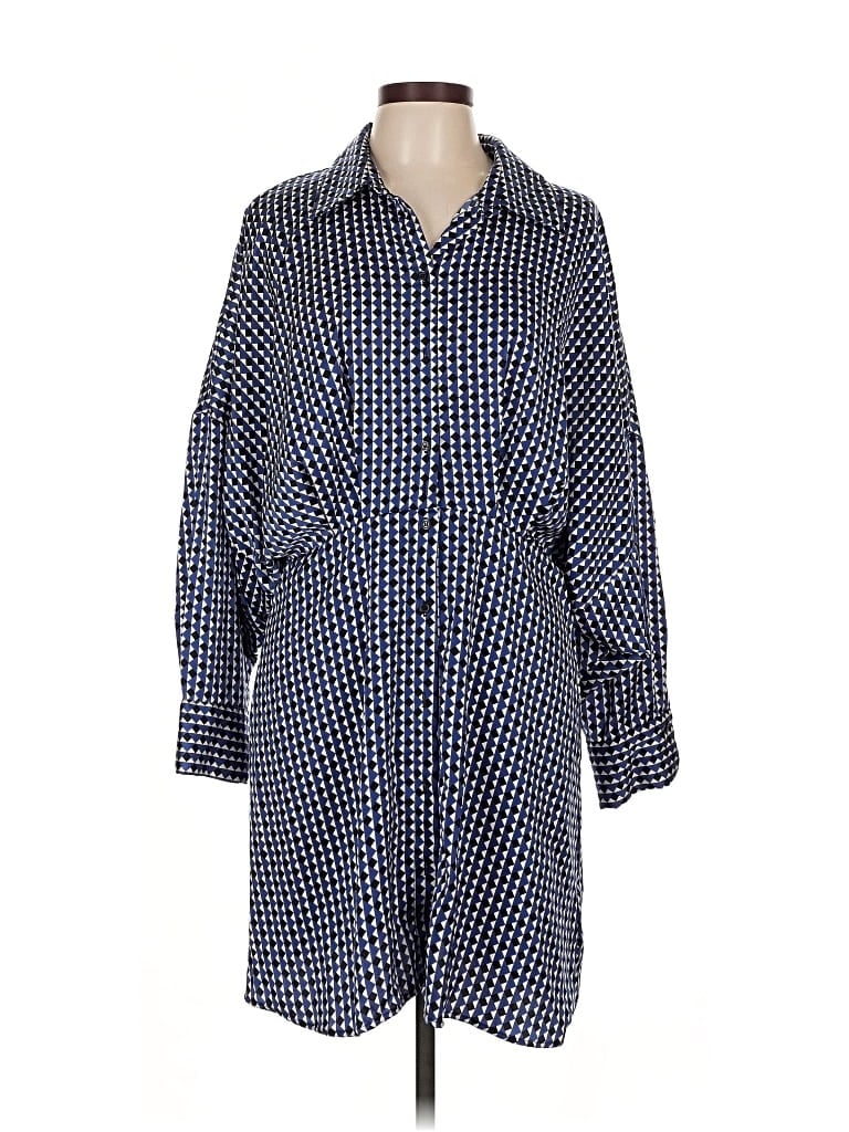 Pre-owned H&m Casual Dress In Blue