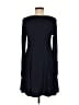 Max Studio Solid Black Casual Dress Size M - photo 2