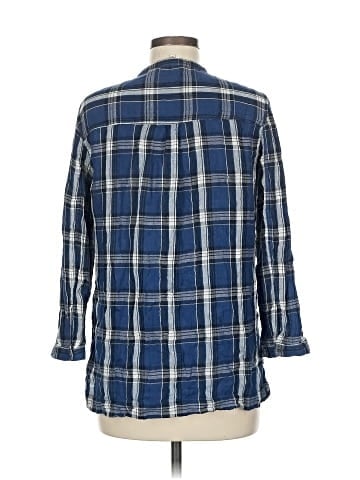 CALVIN KLEIN JEANS 3/4 Sleeve Button-Down Shirt (view 2)