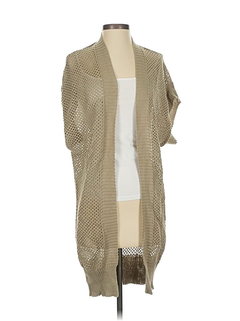 Pre-owned Unbranded Cardigan Sweater In Brown