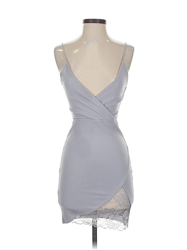 Pre-owned Missguided Cocktail Dress In Purple