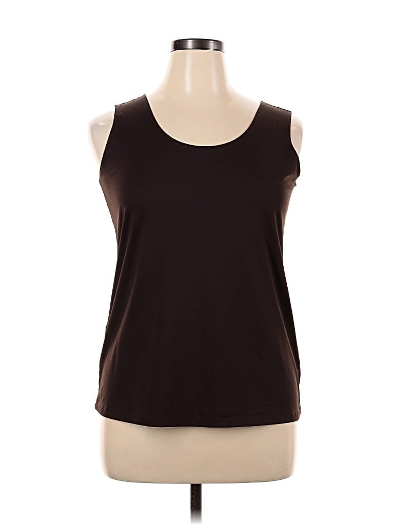 Pre-owned Chico's Sleeveless T-shirt In Brown