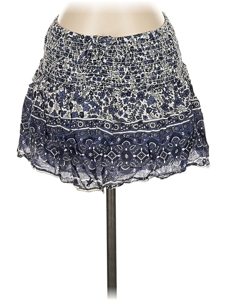 Pre-owned Aerie Casual Skirt In Blue