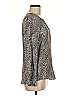 Joie Gray Long Sleeve Blouse Size M - photo 4