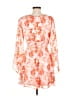 Hutch 100% Polyester Print Orange Cocktail Dress Size 6 (petite) - photo 2