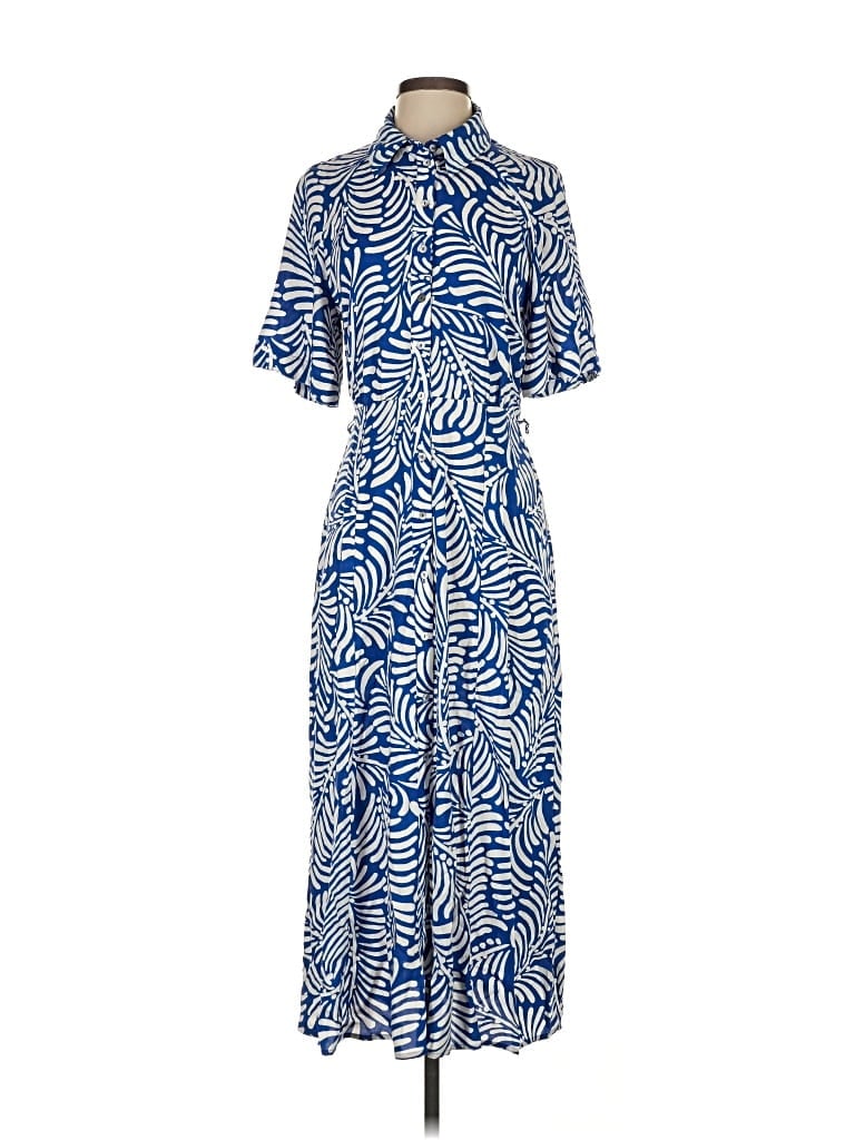 Pre-owned H&m Casual Dress In Blue