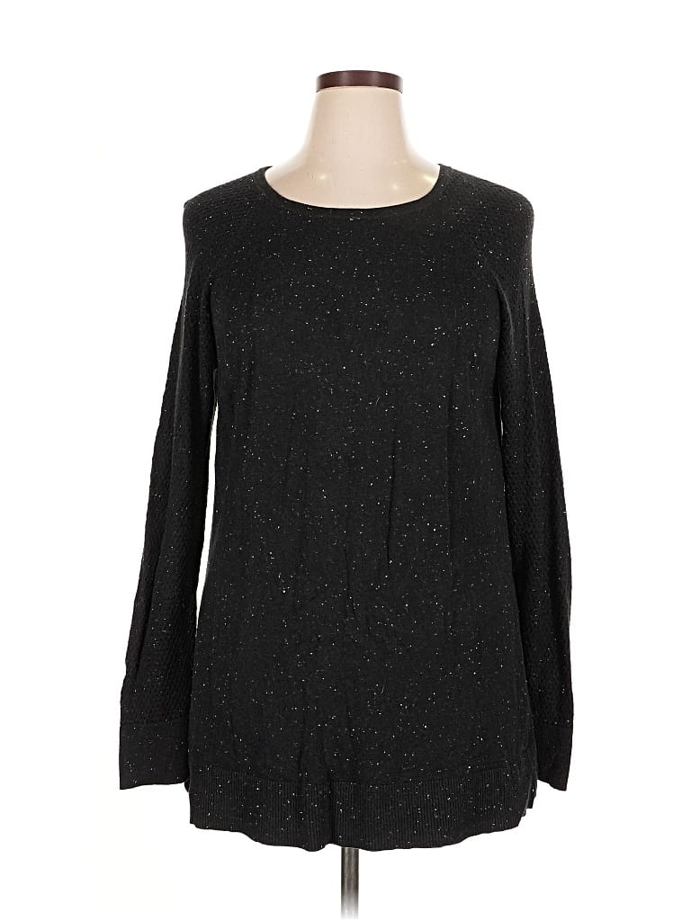 Pre-owned Ann Taylor Loft Outlet Pullover Sweater In Black