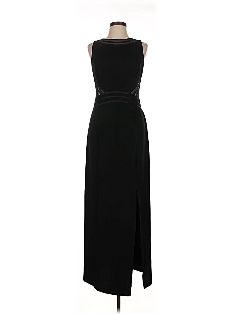 Pre-owned Betsy & Adam Cocktail Dress In Black