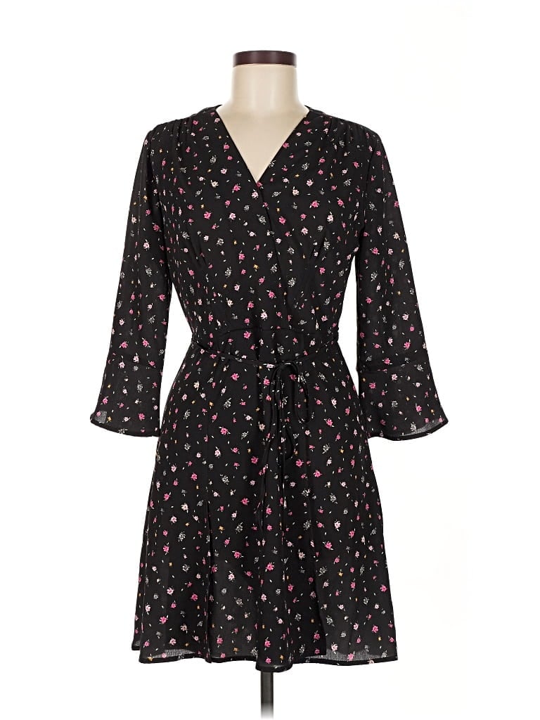 Pre-owned French Connection Casual Dress In Black