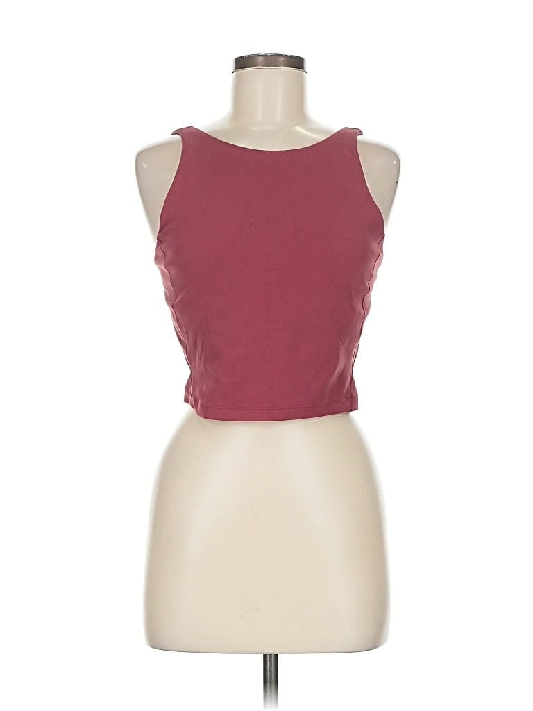 Pre-owned Lululemon Athletica Active Tank Top In Burgundy