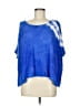 Bebe Tie-dye Blue 3/4 Sleeve T-Shirt Size M - photo 1