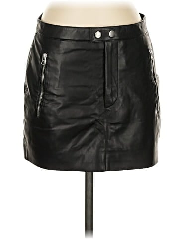 Rag & Bone Faux Leather Skirt (view 1)