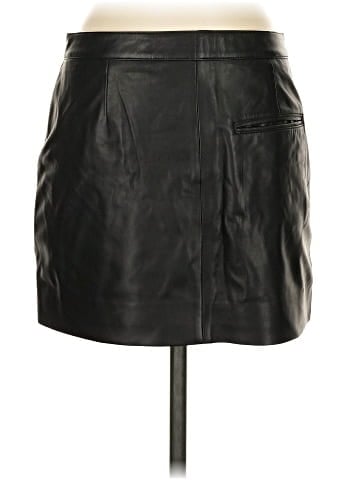 Rag & Bone Faux Leather Skirt (view 2)