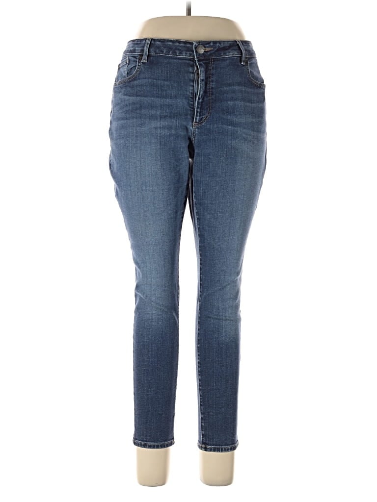 Pre-owned Ann Taylor Loft Jeans In Blue