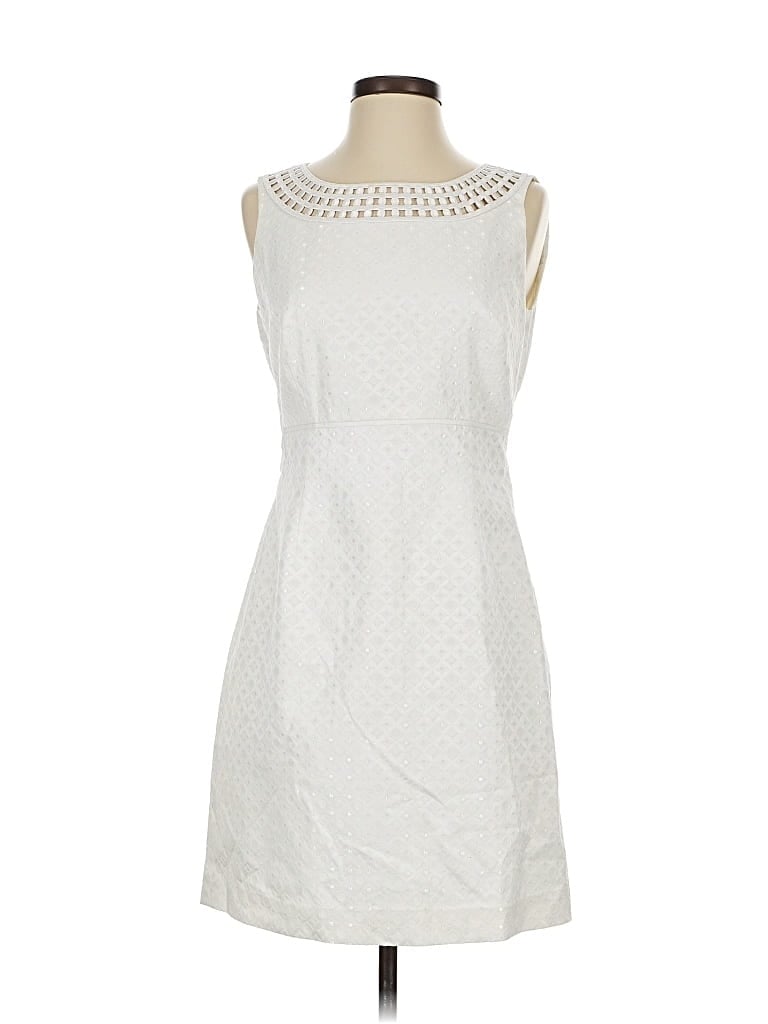 Pre-owned Tahari By Asl Cocktail Dress In White