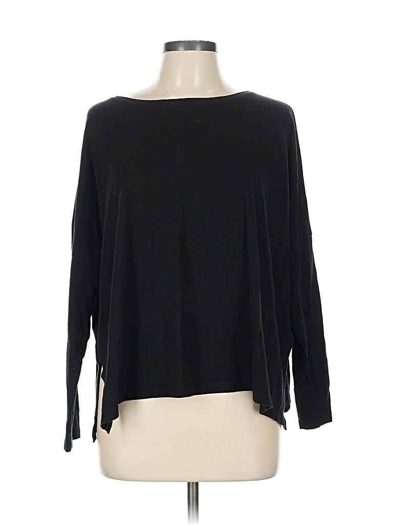 Pre-owned Christian Siriano 3/4 Sleeve T-shirt In Black