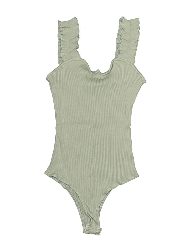 Pre-owned Blue Rain Bodysuit In Green