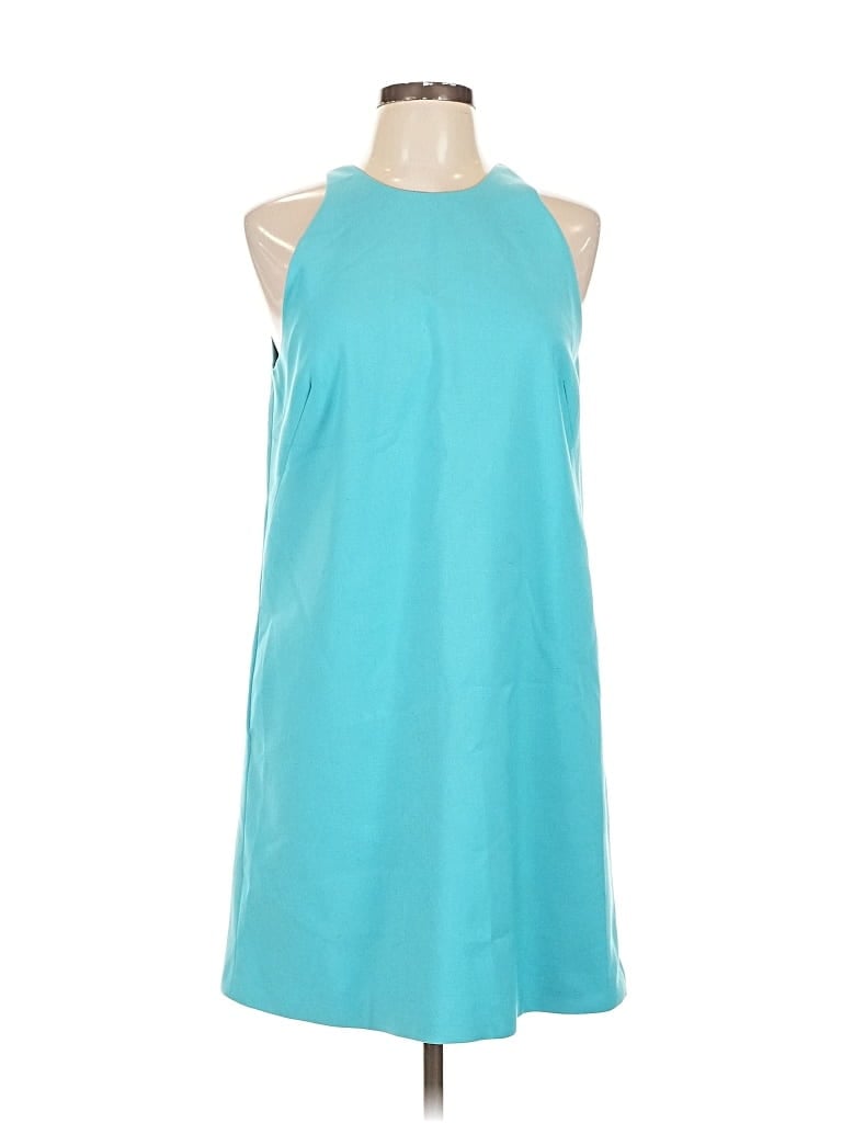Pre-owned Zara Basic Casual Dress In Blue