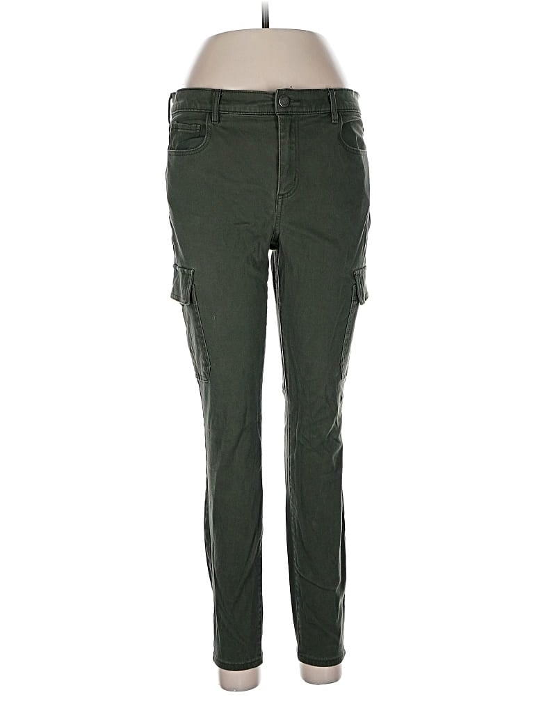 Pre-owned Ann Taylor Loft Cargo Pants In Green