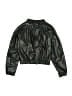MSGM Metallic Black Faux Leather Jacket Size 10 - photo 1