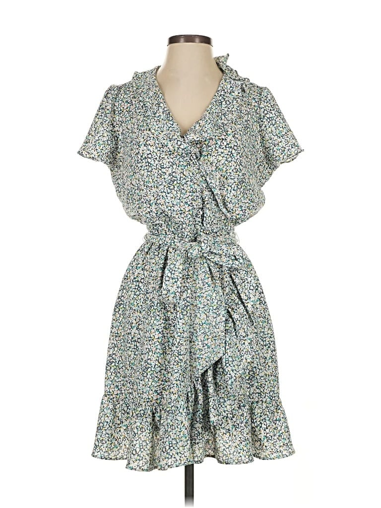 Pre-owned Lc Lauren Conrad Casual Dress In Green