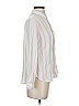 Rails Stripes White Long Sleeve Blouse Size S - photo 4