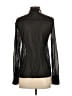 Theory Black Long Sleeve Silk Top Size P (petite) - photo 2