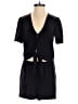 Wilfred 100% Triacetate Solid Black Romper Size XXS - photo 1