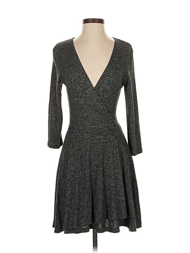 Pre-owned Express Cocktail Dress In Gray
