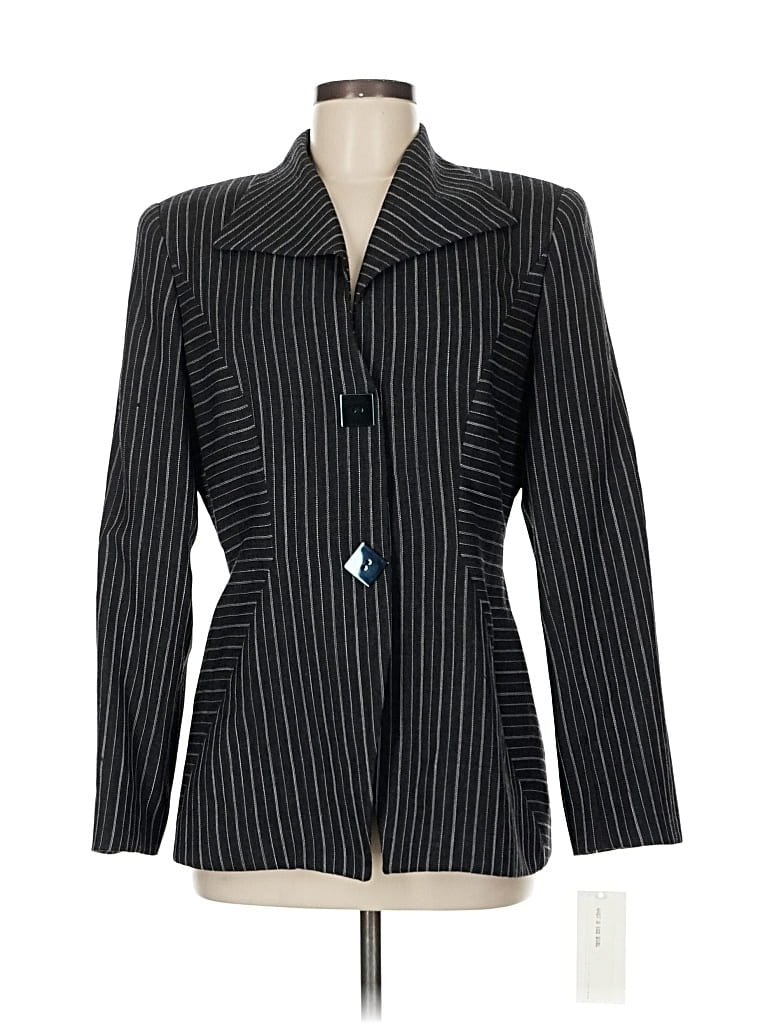 Pre-owned Assorted Brands Blazer Jacket In Black