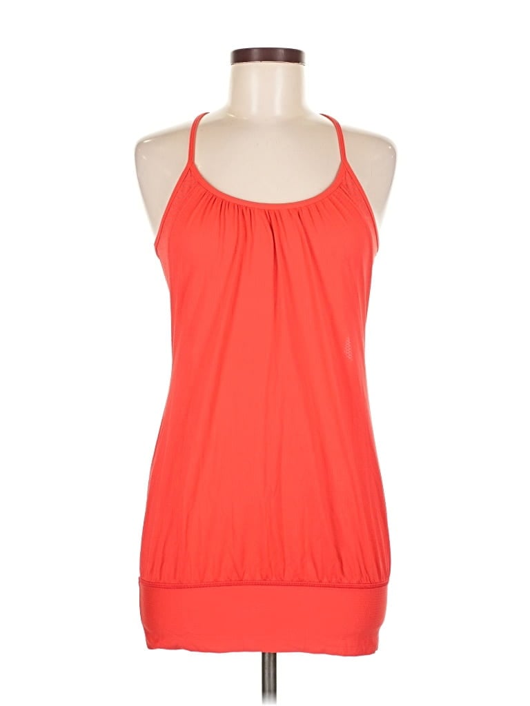 Pre-owned Lululemon Athletica Active Tank Top In Red