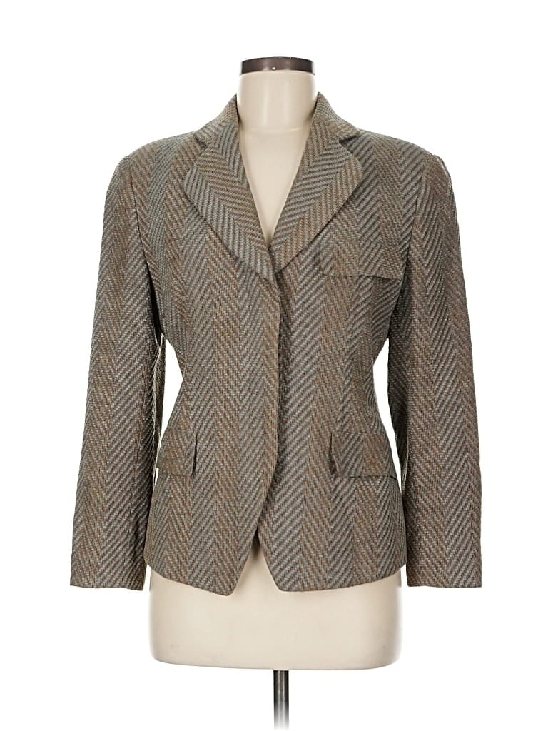 Pre-owned Giorgio Armani Blazer Jacket In Gray