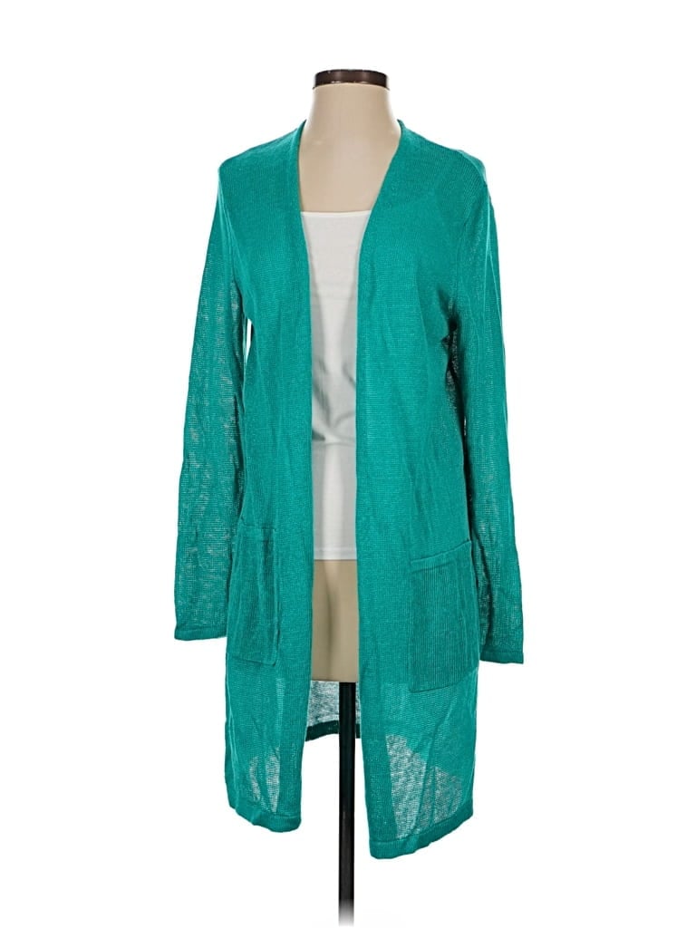 Pre-owned Jjill Cardigan Sweater In Blue