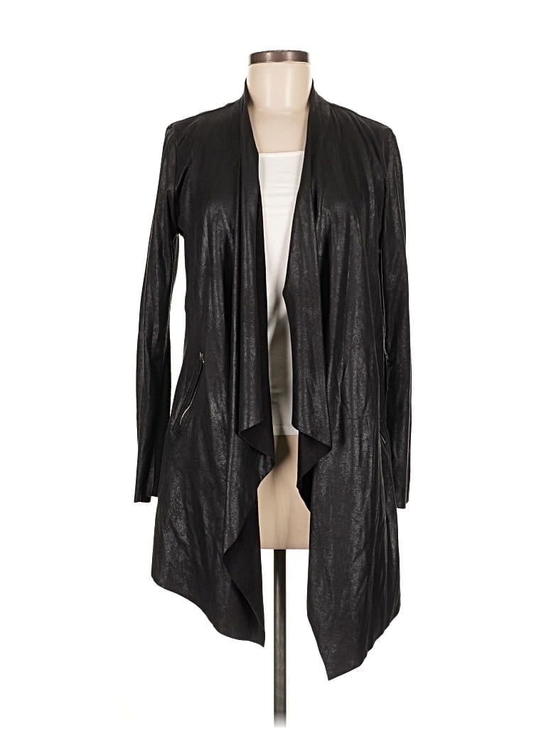 Pre-owned Black Tape_ Coat In Black