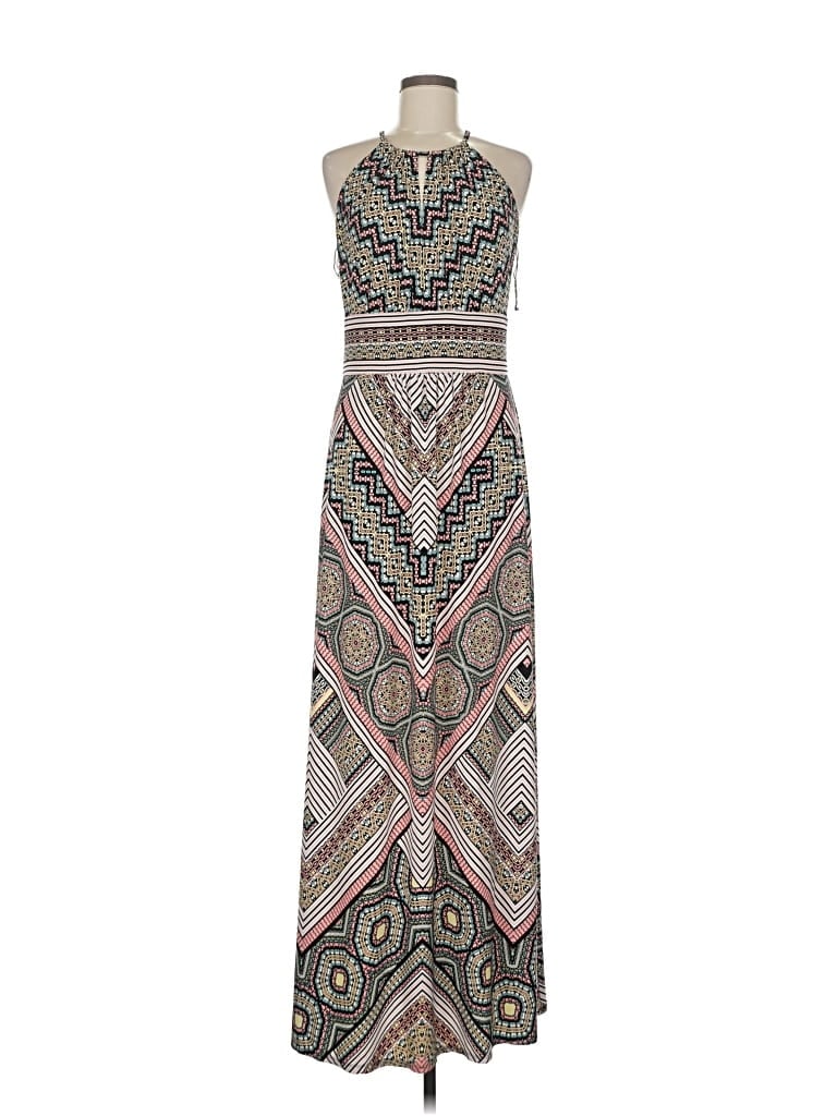 Pre-owned London Times Casual Dress In Gray