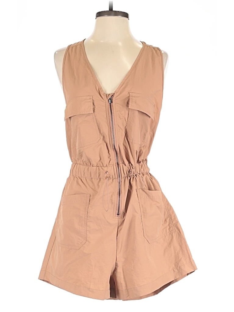 Pre-owned Love Tree Romper In Brown