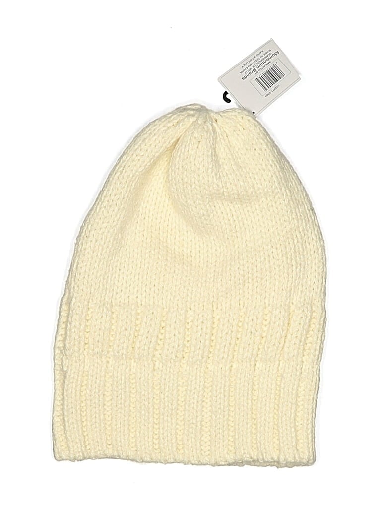 Assorted Brands Beanie Hat In White