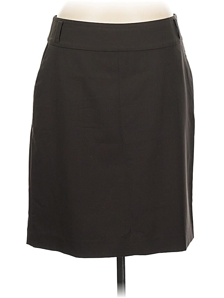Pre-owned Banana Republic Wool Skirt In Black