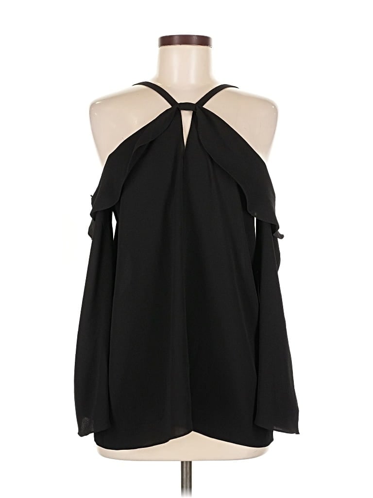 Pre-owned Cece Sleeveless Blouse In Black
