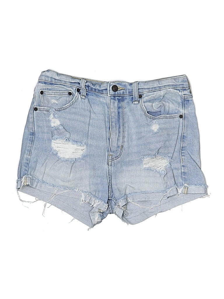 Pre-owned Abercrombie & Fitch Denim Shorts In Blue