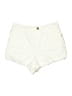 YFB Solid Ivory White Denim Shorts Size L - photo 1