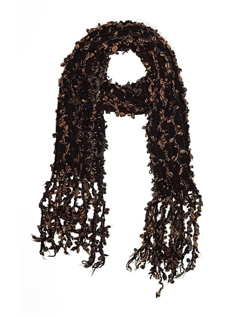 Pre-owned Jjill Scarf In Brown
