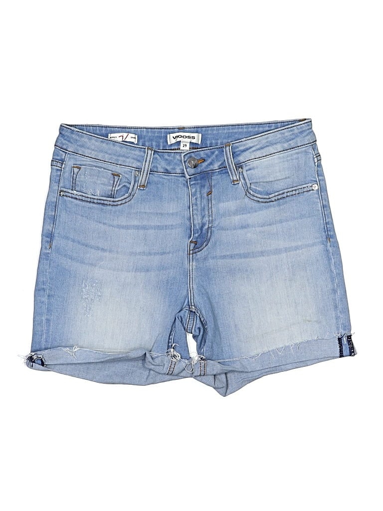 Pre-owned Vigoss Denim Shorts In Blue