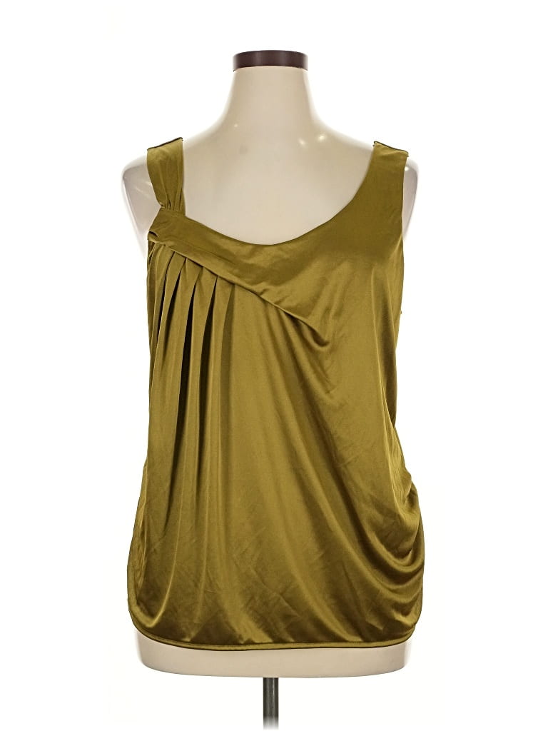 Pre-owned Jennifer Lopez Sleeveless Blouse In Gold