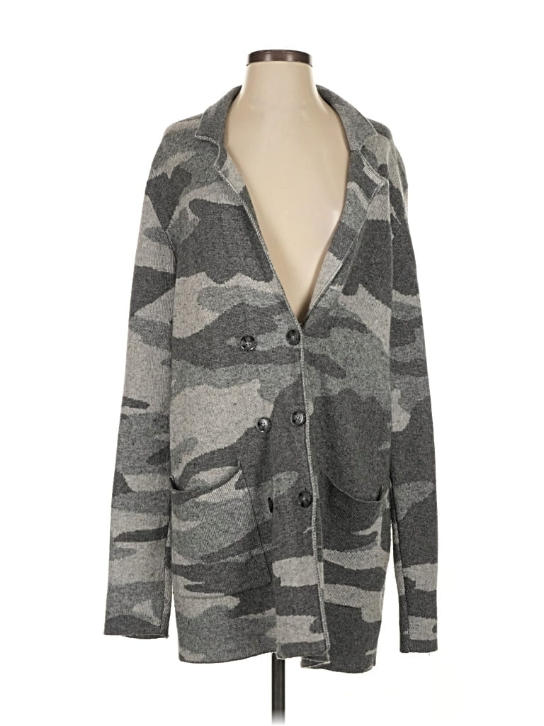 Pre-owned Splendid Cardigan Sweater In Gray