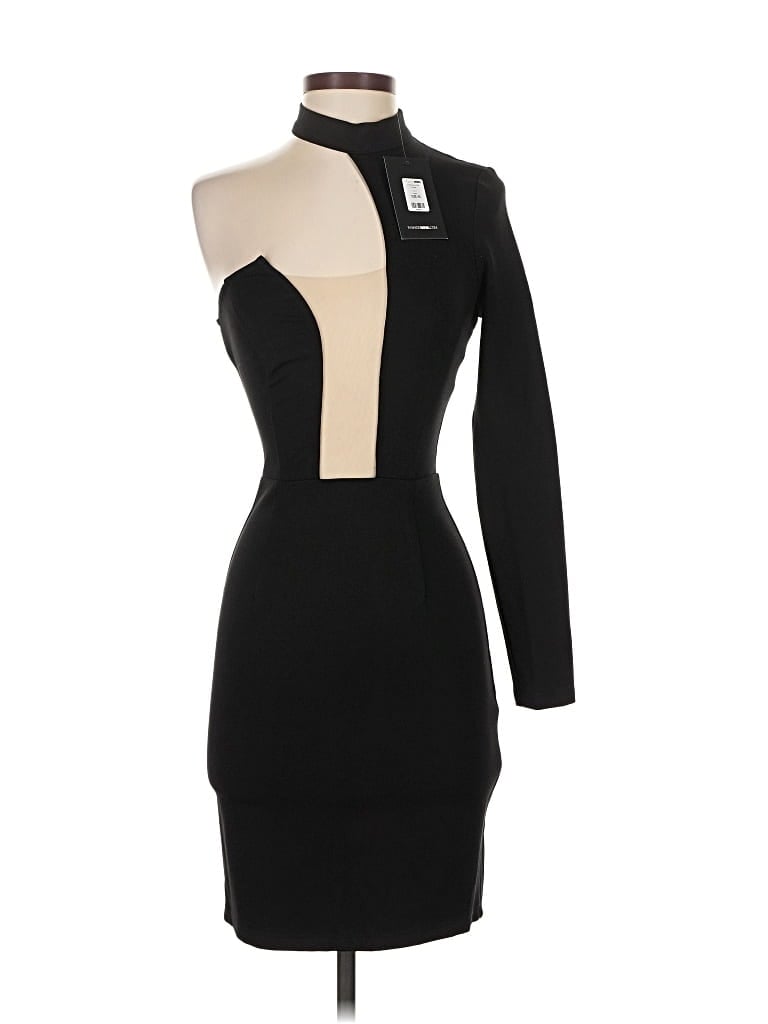 Pre-owned Fashion Nova Cocktail Dress In Black