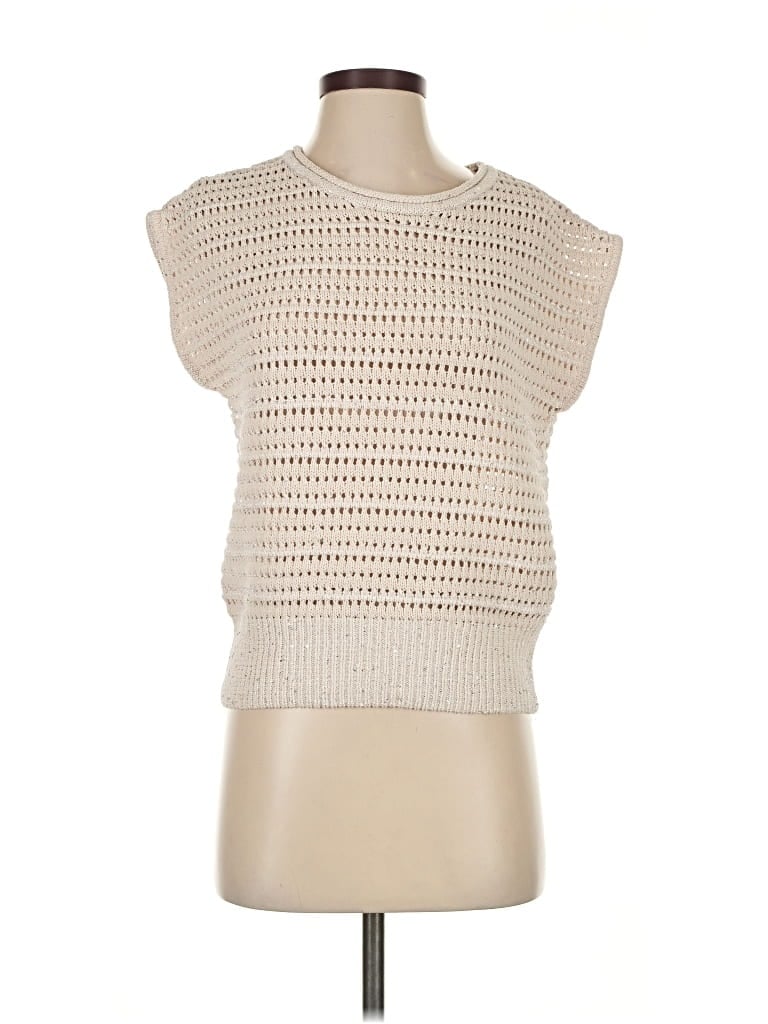 Pre-owned J By Joie Pullover Sweater In White